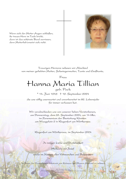 Parte von Hanna Maria Tillian